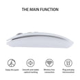 thumbnail image 3 of SHARE SUNSHINE 2.4G Wireless Mouse 3 DPI Silent Rechargeable Silver for Desktop Laptop, 3 of 6