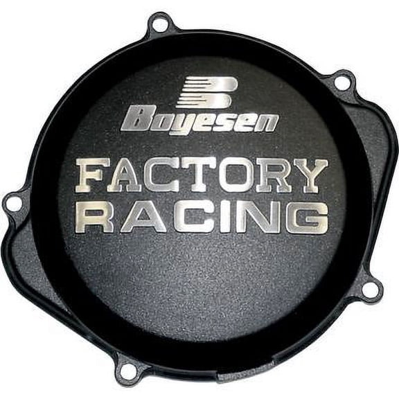 Boyesen Factory Black Aluminum Clutch Cover (CC-06B)