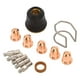thumbnail image 2 of Consumibles para soplete de soldadura, 13 piezas Accesorios para soplete de soldadura Consumibles para soldadura Boquilla de electrodo para soplete de soldadura Características líderes en su clase, 2 of 14