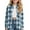 Blue White, variant on Boys' and Girls' Long Sleeve Flannel Shirt, Toddler & Kids Plaid Button Down, Soft Cotton Blend, Casual Fall Outerwear