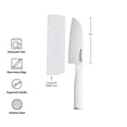 thumbnail image 5 of KitchenAid Classic 5-Inch Santoku Knife with Sheath, High-Carbon Japanese Steel Blade, White, 5 of 6