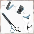 thumbnail image 3 of Unique Bargains 1 Pc Durable Tooth Shears Hair Cutting Scissors for Hair Styling Black, Blue, 3 of 7