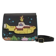 Loungefly The Beatles Yellow Submarine Flap Pocket Crossbody Bag