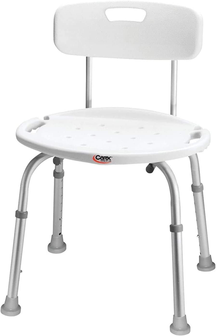 Carex Shower Chair With Back Bath Chair and Shower Seat For Elderly Handicap and Disabled 350lbs Bathroom Chair With Easy Assembly For Adults Seniors Handicapped in Nepal at NPR 13070 Rating 5
