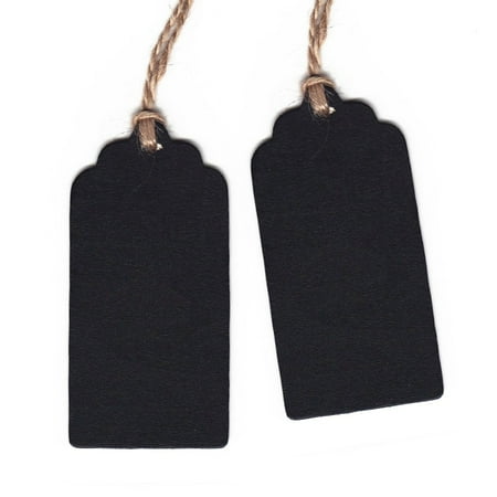 - Dress My Cupcake Vintage Chalkboard Gift Tags with String for Dessert Table Favors, Pack of 10
