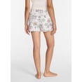 thumbnail image 4 of Joyspun Women's Woven Pajama Boxer Shorts, 3'' Inseam, Sizes XS-2X, 4 of 6