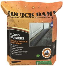 Quick Dam 10' Water Activated Flood Barrier 1/pack