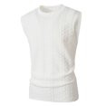 thumbnail image 3 of Landzoo Men'S Tank Tops Solid Color Sleeveless Crew Neck Undershirt Summer Quick Dry Men Vest Size M White, 3 of 8