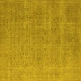 thumbnail image 1 of Ahgly Company Machine Washable Indoor Square Oriental Yellow Industrial Area Rugs, 3' Square, 1 of 4