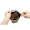 thumbnail image 2 of NRP Taller #4 Gold-tone Permanent Coffee Filter Compatible for KRUPS SAVOY, Braun, Delonghi 12 cup Coffeemaker & More, 2 of 9