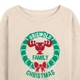 thumbnail image 3 of National Lampoon's Christmas Vacation - Griswold Family Christmas - Women's Lightweight French Terry Long Sleeve Shirt, 3 of 5