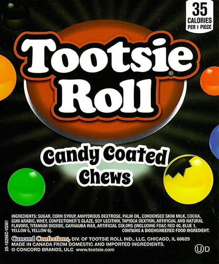 Tootsie Roll Candy Coated Chews 3 lb. Bulk Bag