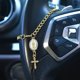 thumbnail image 4 of Rhinestone Alloy Steering Wheel Pendant Human Head Shaped Car Hanging Ornament Fashion Inlaid Diamond Chain Decor Stylish Auto Interior Acces, 4 of 8
