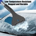 thumbnail image 6 of XSAOP 2-in-1 Car Snow Brush and Ice Scraper, Detachable, Foam Grip, PVC Bristles, for SUV Truck Windshield, 6 of 8