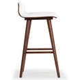 thumbnail image 4 of Safavieh Tazmyn Wood  Barstool in White / Walnut, 4 of 12