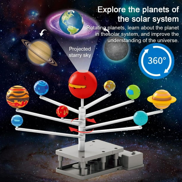 Modelo Del Sistema Solar De 9 Planetas – Kit Educativo De PVC Para Niños, Aprende Astronomía Jugando – Regalo Para Futuros Astrónomos