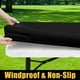 thumbnail image 2 of Mantel Smiry, impermeable, elástico, ajustable, para mesa de 4 pies, negro, 2 of 9