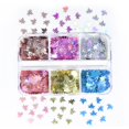 thumbnail image 1 of 1 caja de lentejuelas AB de sirena, adornos de purpurina de uñas irregulares coloridos, accesorios especiales para uñas, suministros de manicura DIY, 1 of 4