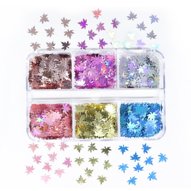 1 caja de lentejuelas AB de sirena, adornos de purpurina de uñas irregulares coloridos, accesorios especiales para uñas, suministros de manicura DIY