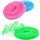 thumbnail image 5 of Paquete de 3, azul, rosa, verde, 3M de longitud, tendedero para acampar, cuerda de secado, portátil, a prueba de viento, tendedero de viaje para lavandería interior y exterior, 5 of 5