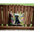 thumbnail image 2 of Black Poodle Spring Path Throw Pillow 14 in x 14 in, 2 of 4