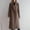 Coffee Winter Coats for Women, variant on Wool Blend Jackets for Women Fall Trendy Long Trench Coat Double Breasted Notched Lapel Overcoats