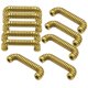thumbnail image 2 of 10 unids / pack bolsa de Metal puente de 22mm gancho colgante en D bolsa de material cuero artesanal gancho de cinturón accesorios de hardware mayimx Gancho del puente del arco de la correa del bolso, 2 of 6