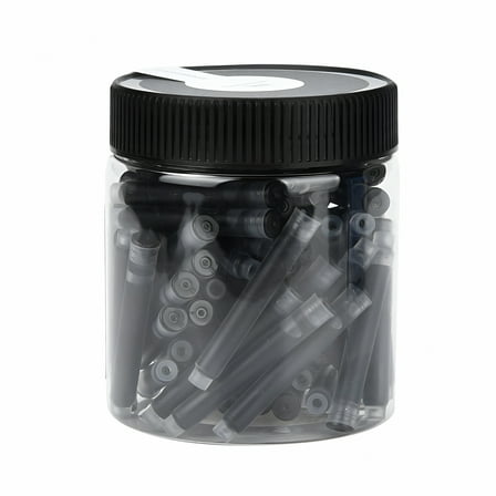 CCOCC 80PCS Fountain Pen Ink Cartridge Refills Black And Blue 35ml Calligraphy Set for Beginners