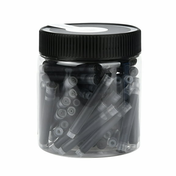 CCOCC 80PCS Fountain Pen Ink Cartridge Refills Black And Blue 35ml Calligraphy Set for Beginners