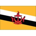 thumbnail image 1 of Brunei 3' x 5' Indoor Polyester Flag, 1 of 1