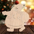 thumbnail image 3 of Decorative DIY Crafts, Mini Ornament, Unpainted 12Pcs For Christmas Party C, 3 of 8