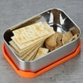 thumbnail image 3 of HEVIRGO 720ML Stainless Steel Fresh Bowl Lunch Snack Food Container with Silicone Lid, 3 of 8