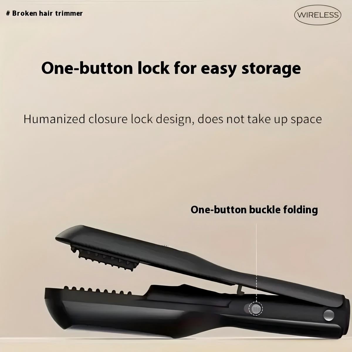 2 In1 Women Hair Split Ends Trimmer Cordless Split End Remover Automatic Split End Trimmer With Blue Light Hair Care Split End Hair Trimmer For Dry Damaged Brittle