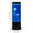 thumbnail image 3 of Large Round LED JÃ©llyfish Lamp â LEDs with Vibrant Color-Changing Effects â The Sensory FÃ¡ke Aquarium for Decoration, AÃºtism, A_DHD, Stress & Anxiety Relief â Gift, Remote control model, M, 3 of 15