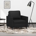thumbnail image 1 of vidaXL Sofa Chair Black 60 cm Faux Leather, 1 of 5