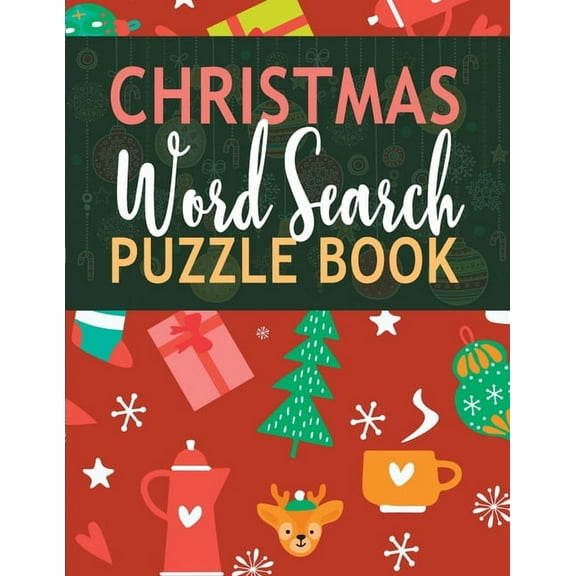 Christmas Word Search Puzzle Book: A Wonderful Activity Book For Creative Minds, (Paperback)