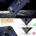 thumbnail image 6 of Case for Google Pixel 7 Case Military Grade Drop Case with Kickstand Metel Ring Magnetic Holder Shockproof Protective for Pixel 7 Phone Case (Blue), 6 of 17