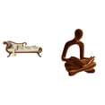 thumbnail image 1 of Sofá en miniatura para muñecas,Muebles de casa de muñecas a escala 1/12,modelo de sofá de madera,decoración,1/12 Sofá de madera Mini banco sillón,Figura de pensador abstracto,Estatua de, 1 of 8