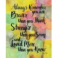 thumbnail image 2 of Frazer, Amy 26x32 Black Ornate Wood Framed with Double Matting Museum Art Print Titled - Braver Than You Think, 2 of 4