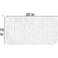 thumbnail image 2 of Muslin Bibs for Baby 100% Cotton Large 20'x10' 6 Layers Thicker Super Soft and Absorbent (6 Pack, White)_, 2 of 5
