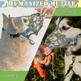 thumbnail image 4 of Dog Muzzle, Silicone Basket Muzzle For Small Medium Large Dogs, Soft Cage Muzzle Prevent Biting Chewing, Allow Drinking Panting, Xi, 4 of 5