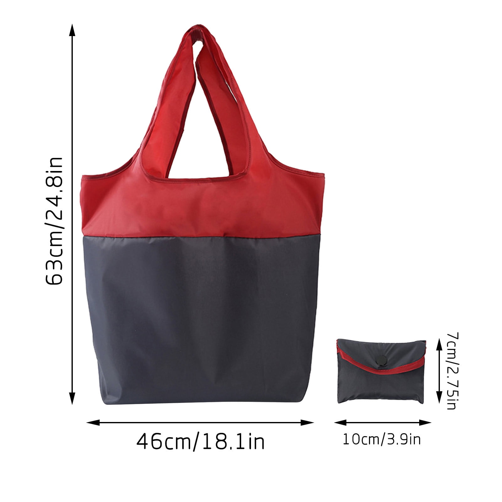 OAVQHLG3B Reusable Grocery Bags Foldable Washable Shopping Bags Folding Reusable Bags Tote Bag Storage Bag Lightweight Polyester Fabric Walmart