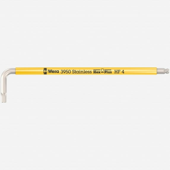 Wera 022694 SPKL Multicolor Stainless Metric Hex L-key with Holding Function, 4.0mm (Yellow)