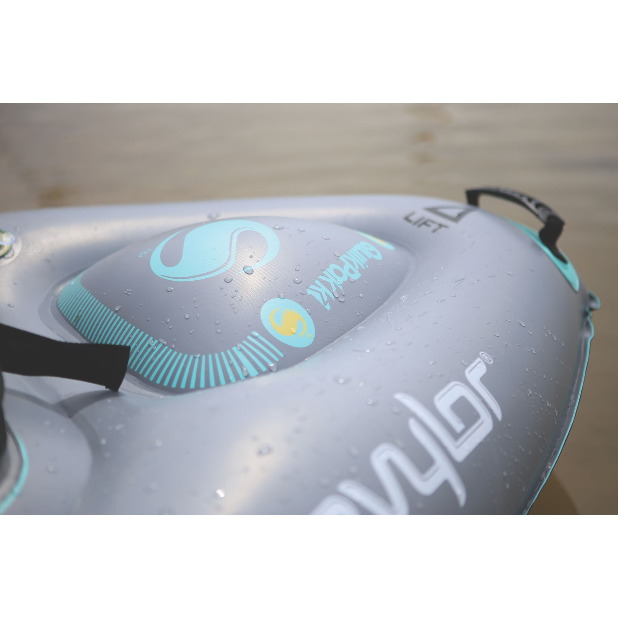 One Person Kayak Inflatable K1 Quikpak Coverless Sitontop Backpack