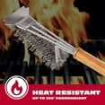 thumbnail image 5 of All Angles BBQ Grill Brush for Outdoor Grill – Cleans All Angles, Large Wooden Handle, and Stainless Steel Bristles - BBQ Brush for Grill Cleaning – Grill Cleaner Brush Safe for BBQ and Grill, 5 of 8
