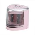 thumbnail image 1 of Multi-functional Automatic Electric Pencil Sharpener Battery Operated with 2 Holes(6-8mm / 9-12mm)Pink, 1 of 7