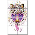 thumbnail image 2 of Design Art - Funny Leopard with Heart Glasses, 2 of 3