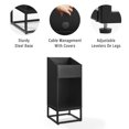 thumbnail image 4 of Crosley Furniture Enzo Petit Meuble de Rangement pour Disques, Noir, 4 of 12
