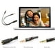 thumbnail image 1 of Divisor de auriculares Cable de audio de 3,5 mm hembra a 2 macho Adaptador de cable auxiliar, 1 of 7