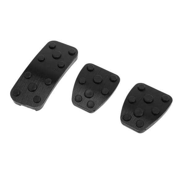 Unique Bargains 3 Pcs Manual Transmission Foot Pedal Pads Foot Accelerator Pedal Covers for Subaru Forester 2006-2018 Stainless Steel Black